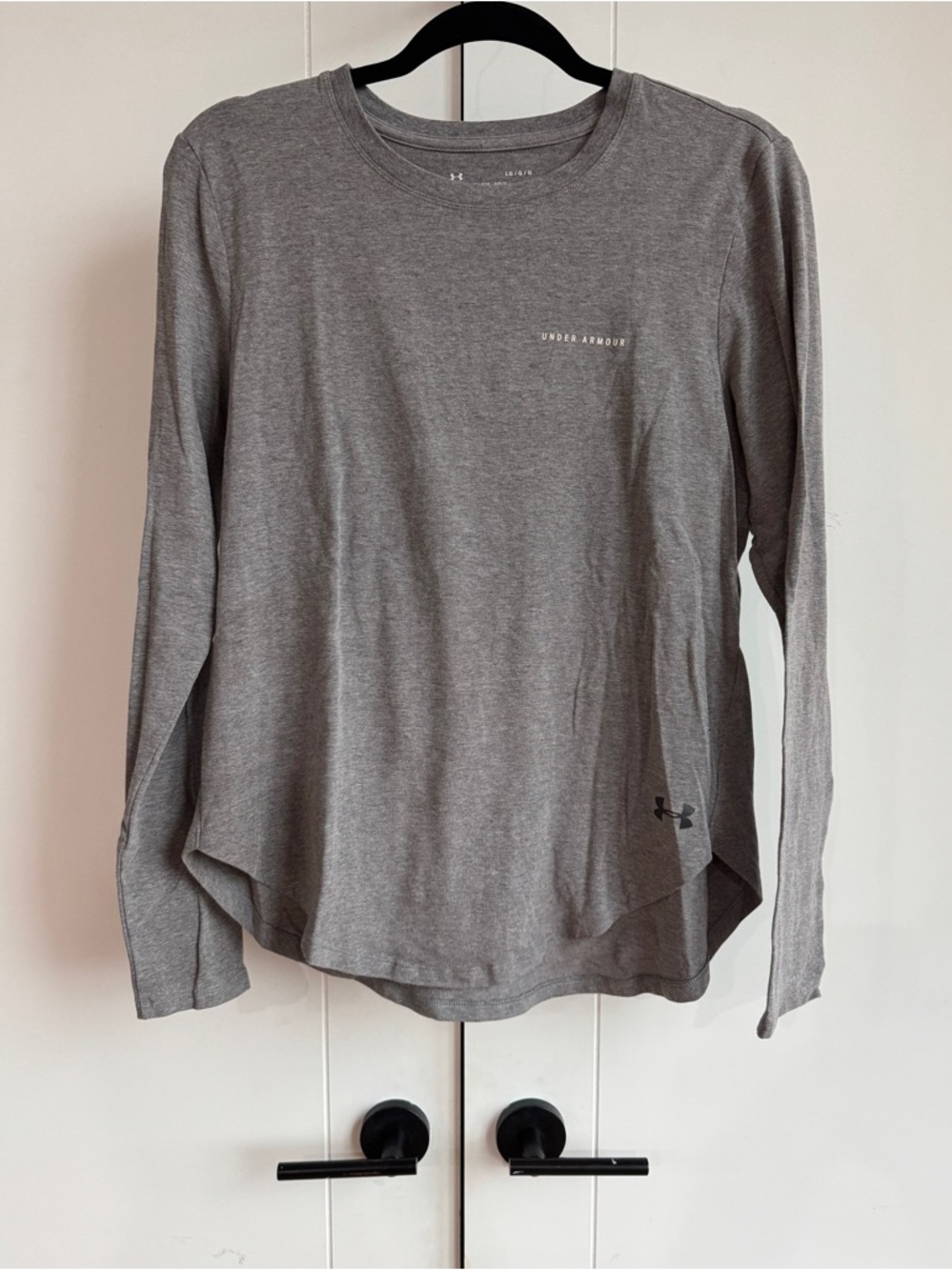 Under Armour Heather Gray Performance Long Sleeve Tee